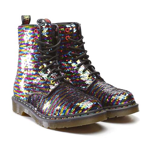 Doc martens 2024 pascal rainbow glitter