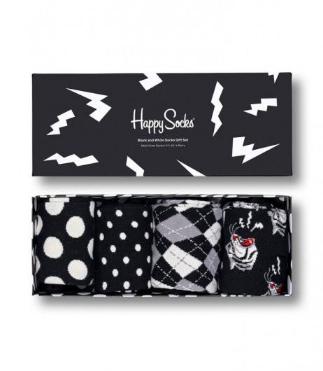 #114-skarpety-skarpetki-zestaw-happy-socks-black-white-socks-gift-box-4-pak-(XBAW09-9100)-urbanstaff-casual-streetwear-1 (2)